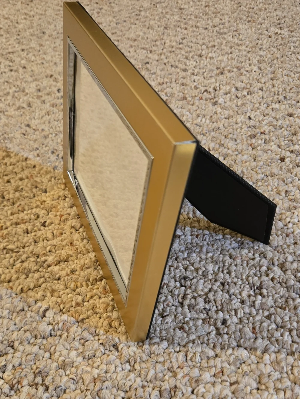 Brushed Brass & Silvertone Frame - 4.5